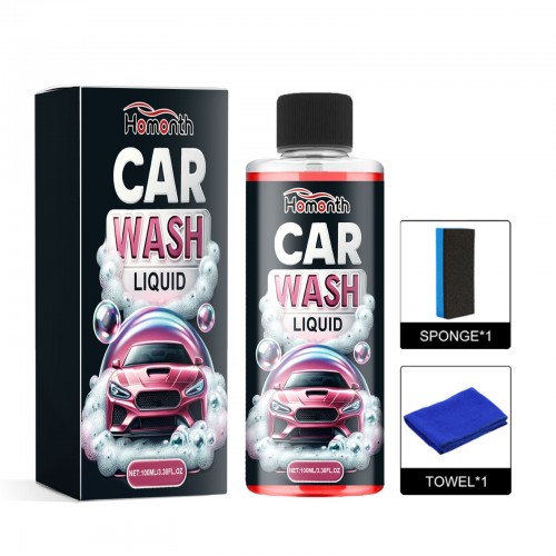 HOMONTH Ultra-Concentrated Car Washing Liquid, Car Beauty Decontamination And High-Foam Cleaner 100ml